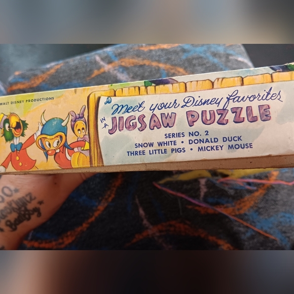 Vintage 1940's Jaymar Walt Disney 300 Piece Puzzle Series 2 Mickey Mouse - Picture 7 of 8